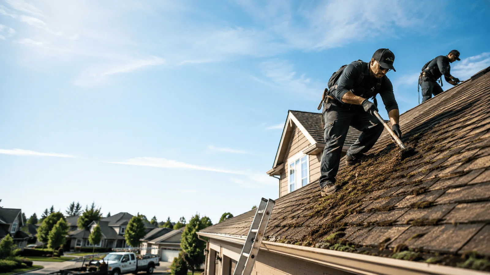 Roof Moss Removal in Anaheim, CA near me